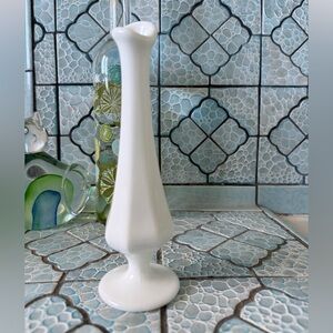 Vintage Milk Glass Bud Vase
